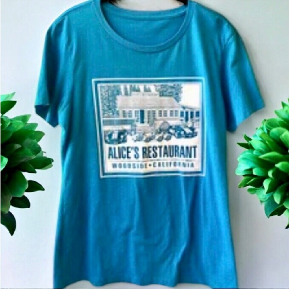 Alice's Restaurant T-Shirt Woodside CA Motorcycle